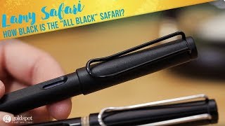 Just How Black is the Lamy Safari All Black Fountain Pen [upl. by Eevets527]