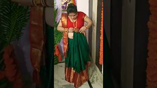 New Style Saree draping karwachothspecialsaree saree sareewearing beautywithrashmi [upl. by Cousins]