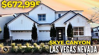 EXCLUSIVE LOOK Inside A Beautiful Skye Canyon Modern Farmhouse Home In Las Vegas NV By Toll Brothers [upl. by Florida]