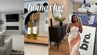 HOME VLOG  shopping at new Wayfair store bedroom updates new home decor Amazon Crate amp Barrel [upl. by Neerbas]