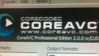 CoreAVC 20 64bit  Windows 7 Demo [upl. by Darcy]