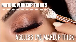 Eye Makeup Tips and Tricks for MATURE MAKEUP  How To Apply Eyeshadow on Mature skin [upl. by Yerocal602]