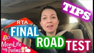 RTA FINAL ROAD TEST  TOP TIPS [upl. by Naik]