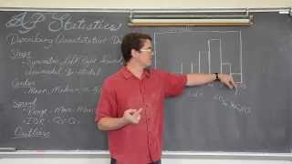 Describing Distributions in Statistics [upl. by Aimek]