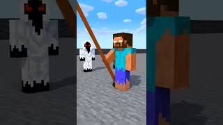 Help herobrine to throw spear notch vs entity [upl. by Schultz]