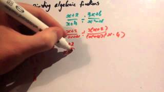 Dividing algebraic fractions [upl. by Arundel365]