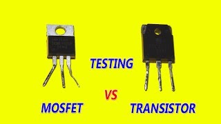 MOSFET vs Transistor Testing Difference [upl. by Eilahs]