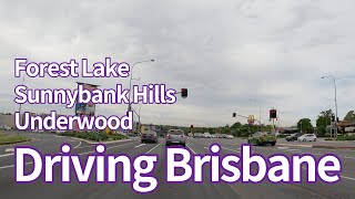 4K Best Driving Forest Lake Sunnybank Hiils to Underwood [upl. by Aihsatal]