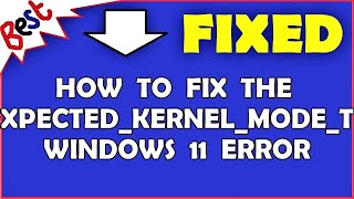 How to fix the UnexpectedKernelModeTrap Windows 11 error [upl. by Halford95]