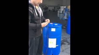 How to Install a Spigot in a 55 Gallon Closed Top Barrel [upl. by Deborath726]