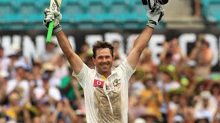 Ponting reaches 40th Test century in Sydney [upl. by Josler376]