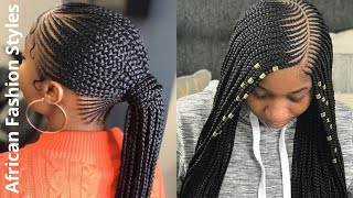 60 Trending Ghana Braid Styles  New Ghana Braid FeedIn Braid Styles For Stylish Ladies 2021 [upl. by Pomcroy]