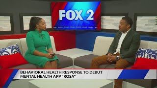 Behavioral Health Responses new mental health app Rosa [upl. by Welcy]