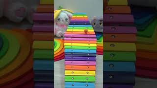 Wooden Xylophone 🐰satisfying xylophone [upl. by Aisena]