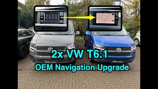 2x VW T61 OEM Navigation Upgrade [upl. by Palecek]