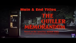 The Quiller Memorandum 10111966 MampE Titles HD UK [upl. by Zabrina]