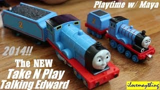 Unboxing the New 2014 Take N Play Talking Edward  Thomas amp Friends [upl. by Ayatan110]