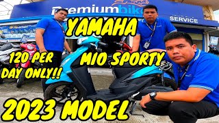 YAMAHA MIO SPORTY 2023 MODEL  PRICE UPDATED [upl. by Bartlet]