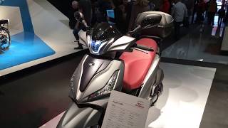 2019 Kymco PeopleS 300i  EICMA 2018 [upl. by Nwahsyt]