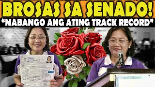 Arlene Brosas sa SENADO quotKagaya po ng ROSAS mabango ang ating TRACK RECORDquot [upl. by Nelehyram926]