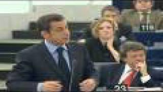 Sarkozy responds to MEP comments on French Presidency [upl. by Selinda]