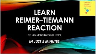 Reimer Tiemann Reaction Mechanism [upl. by Raffaello857]