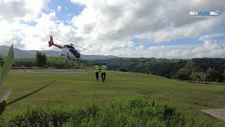 Discovering Mauritius Corail Helicopter Tour to the Enigmatic Underwater Waterfall from Chamarel [upl. by Gaylord]