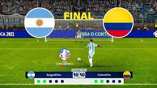 Argentina vs Colombia  Penalties  Copa America 2024 Final  Messi vs Colombia  ThePenaltyTube [upl. by Blankenship]