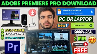 ADOBE PREMIERE PRO DOWNLOAD   HOW TO DOWNLOAD ADOBE PREMIERE PRO  ADOBE PREMIERE PRO DOWNLOAD PC [upl. by Essyle]