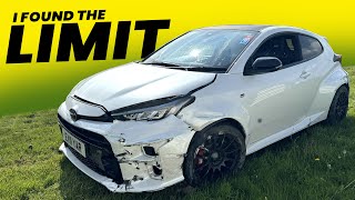 I CRASHED MY NEW GR YARIS [upl. by Aisetra]