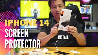 iPhone 13 Pro Spigen EZ Fit Tempered Glass Screen Protector Installation [upl. by Riccio567]