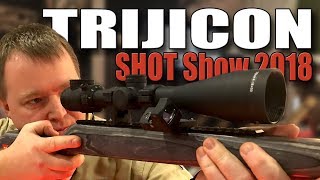 New Trijicon Accupoint 416x50 scope for hunters and shooters  Shot Show 2018 [upl. by Boyt]