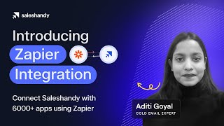 Introducing Zapier Integration In Saleshandy [upl. by Ahsekram]