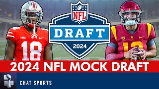 2024 NFL Mock Draft NEW 1st Round Projections From ESPN [upl. by Reidid618]