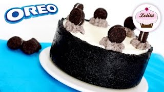 Receta de tarta de Oreo sin horno  Chesecake de oreo fácil y rápida [upl. by Navak]