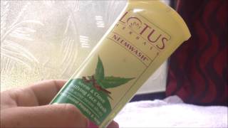 Lotus Neem and Clove Face wash  All skin type [upl. by Buxton]