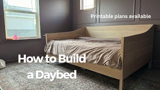 DIY Daybed  How to build step by step [upl. by Phillips]