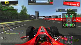 rFactor F1 2005 Ferrari Top Speed [upl. by Reitman]