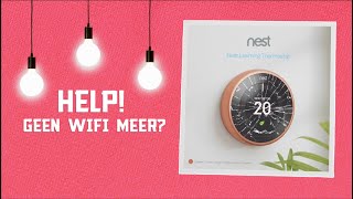 Bij Joost 33  Help thermostaat heeft geen wifi meer  De oplossing W05 [upl. by Ahsienyt659]