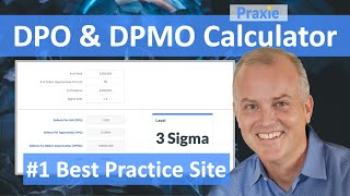 What is a DPO and DPMO Calculator for Lean Six Sigma manufacturing projects  Praxie Software [upl. by Siegler535]