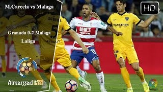 Mehdi Carcela vs Malaga HD  25042017 تحركات مهدي كرسيلا أمام ملقة [upl. by Bonni245]