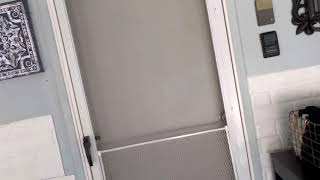 Installing Andersen LuminAire Retractable Screen Door [upl. by Pauly221]