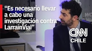 Factop Defensa de Topelberg señala que es necesario investigar a LarraínVial sobre fondos perdidos [upl. by Naraa]