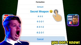 Why You Dont Use This Secret Weapon Formation  😱✨  eFootball 2024 Mobile [upl. by Coben]