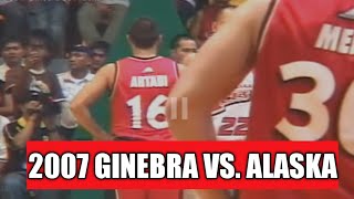 2007 RETRO PBA  Ginebra vs Alaska  OUT OF TOWN GAME AT LUCENA 🔥 [upl. by Chic]