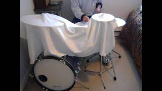 Ringo Starr Drum Kit WDampening Sheet  Play Anytime [upl. by Siubhan]