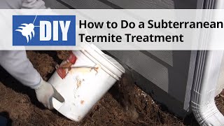 How To Do a Subterranean Termite Treatment [upl. by Anivlek]