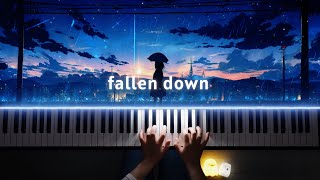 Undertale OST  Fallen Down Rain ver Piano  sheet music [upl. by Edobalo]