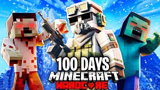 I Survived 100 Days in a WINTER APOCALYPSE in Hardcore Minecraft [upl. by Nikal]