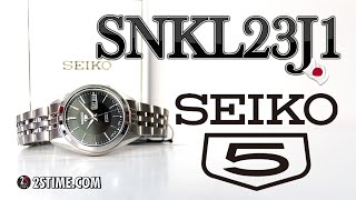 SEIKO 5 SNKL23J1 Japan Made  A Timeless Wristwatch Under 200 [upl. by Alaehcim]